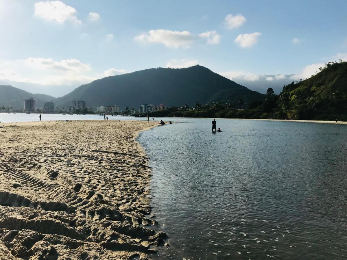 Apartamento Pe Na Areia Frente Para O Mar E Piscina Na Prainha Caraguatatuba Dış mekan fotoğraf
